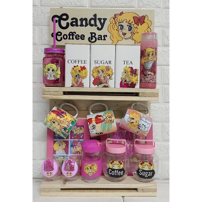 Estación de Café Rústica “Candy Candy” con Mueble de Madera Incluido | ¡Envío Gratis!