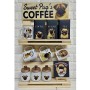 Estación de Café - Estilo: Sweet Pug con Mueble de Madera Incluido | ¡Envío Gratis!