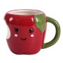 Taza 3d Cerámica 470 ml - Estilo: Manzana