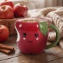 Foto de Taza 3d Cerámica 470 ml - Estilo: Manzana
