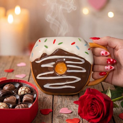 Foto de Creativa Taza Importada - Estilo: Donut