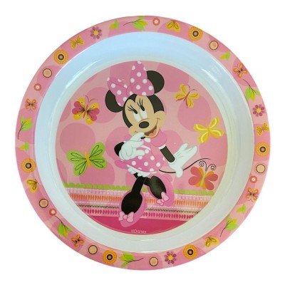 Plato con Extendido Melamina - Estilo Minnie Mouse