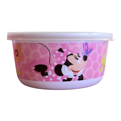 Recipiente con Tapa 10.5 cms - Estilo Minnie Mouse