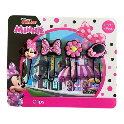 Set de Clips - Estilo: Minnie Mouse