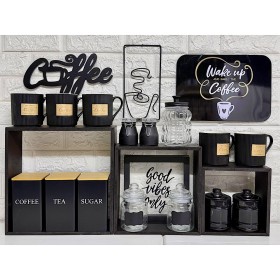 Foto de Estación de Café - Estilo: Negra Elegante