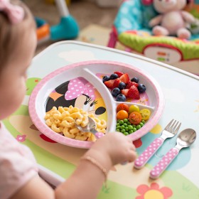 Foto de Plato con Divisiones Melamina - Estilo Minnie Mouse