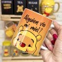 Estación de Café Rústica “Winnie Pooh y Amigos Con Girasoles” con Mueble de Madera Incluido | ¡Envío Gratis!