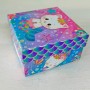 Caja De Cartón Decorativa - Estilo: Mermaid Cat