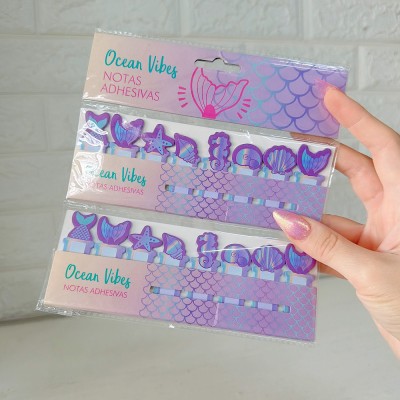 Notas Adhesivas - Estilo: Mermaid Ocean Vibes