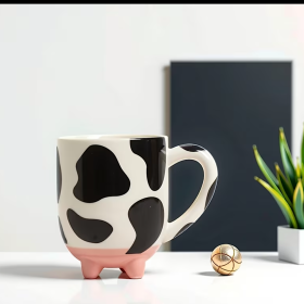 Taza 3d Cerámica 591ml - Estilo: Vaca