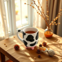Taza 3d Cerámica 591ml - Estilo: Vaca