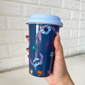 Foto de Vaso de Cerámica Con Tapa - Estilo: Stitch