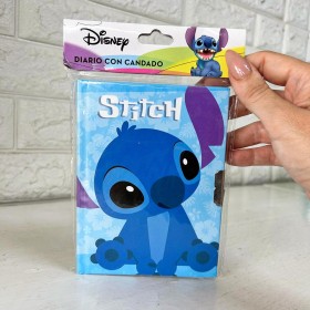 Foto de Diario Con Candado - Estilo: Stitch